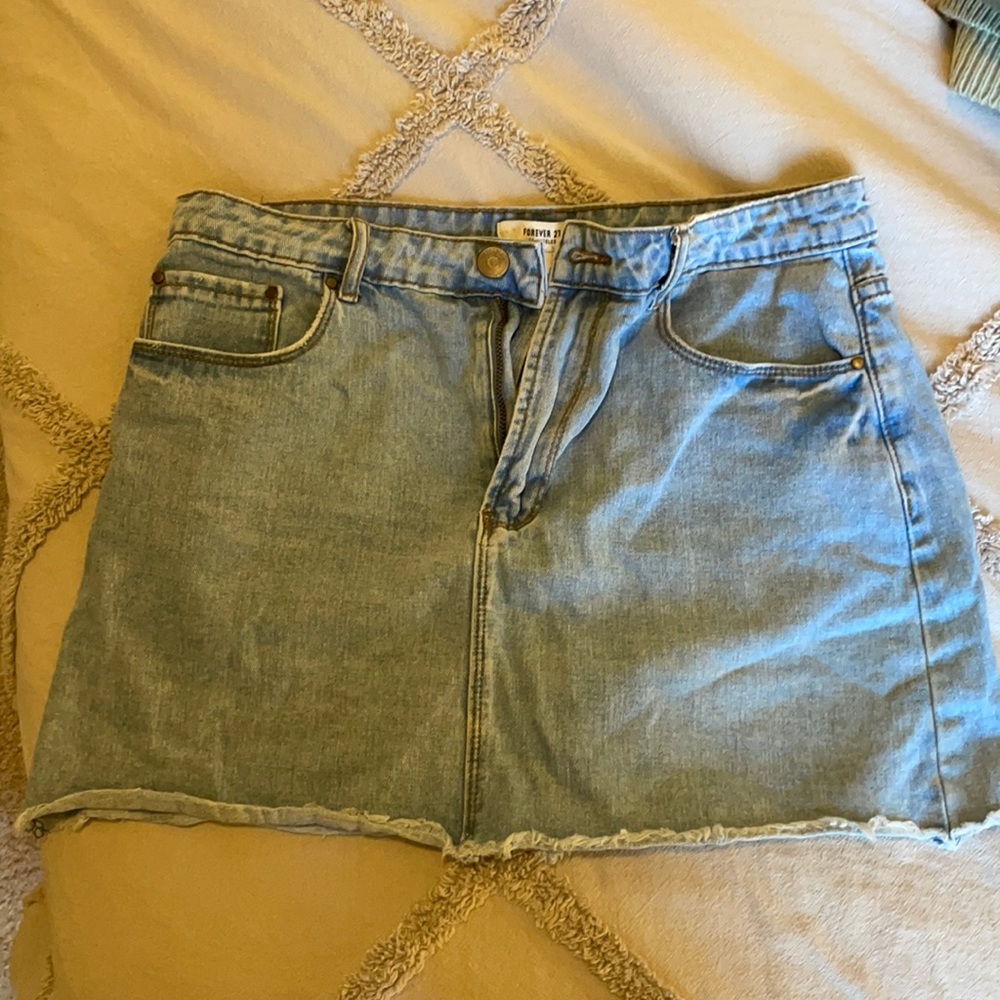 Forever 21 denim skirt